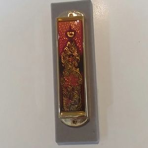 Enamel Mezuzah including scroll